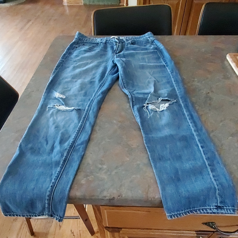 J. Crew distressed jeans.👖